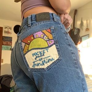 Hand Painted Jeans